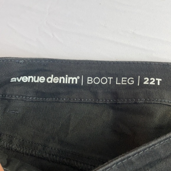 Black Avenue Denim Boot Leg NWT Sz 22T - Picture 3 of 5